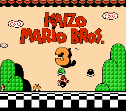 Kaizo Mario Bros 3 Title Screen